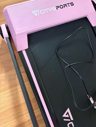 Cinta de correr Citysports plegable rosa