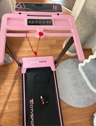 Cinta de correr Citysports plegable rosa