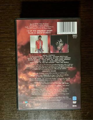 DVD Michael Jackson Video Greatest Hits History