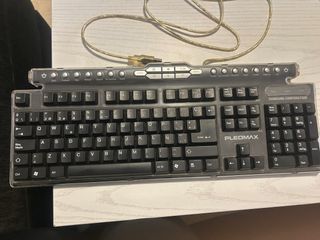 Teclado Samsung Corporation Pleomax Gris y Negro