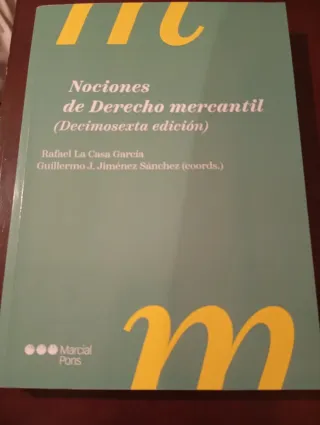 Nociones de Derecho mercantil 16.ª ed.