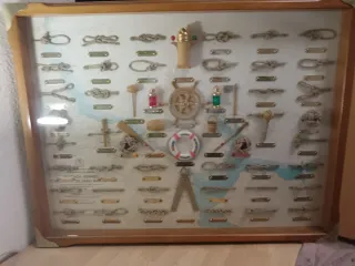 Cuadro Nudos Marineros Mapa