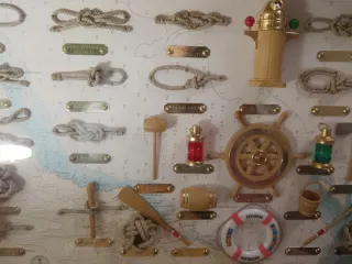 Cuadro Nudos Marineros Mapa