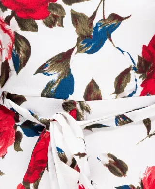 Mono Nuevo Largo Blanco Flores