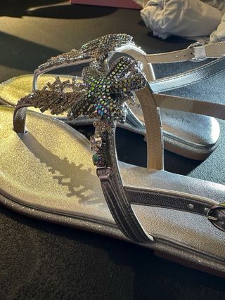 Sandali gioiello argento Tg 36