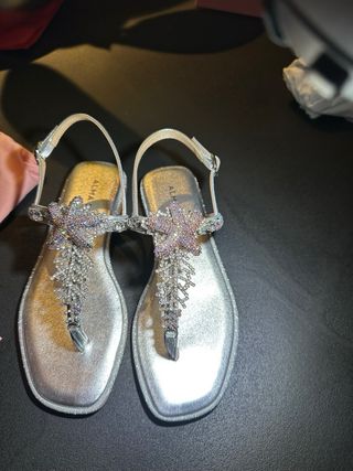 Sandali gioiello argento Tg 36