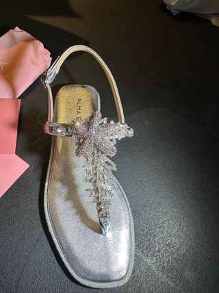 Sandali gioiello argento Tg 36