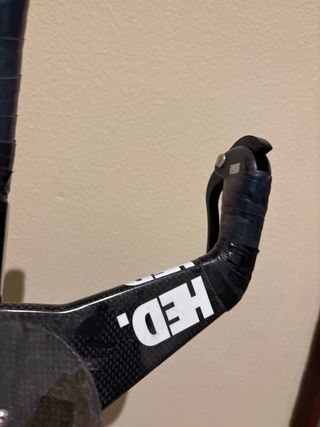 Manillar Triatlón HED. Carbono + Ciclocomputador