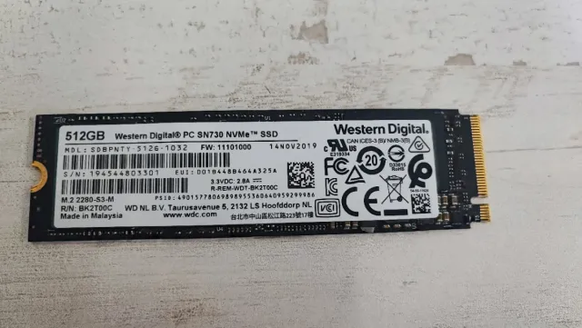 SSD NVMe Western Digital SN730 512GB