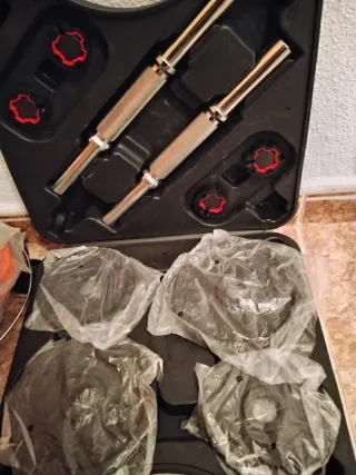 Valigetta con manubri regolabili