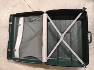 Maleta Samsonite verde Rígida 77x55x26