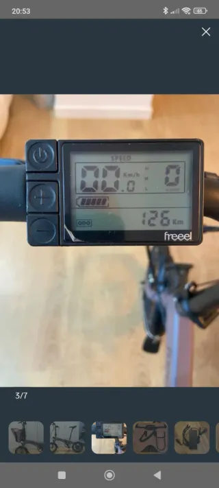 Bicicleta eléctrica Freeel plegable