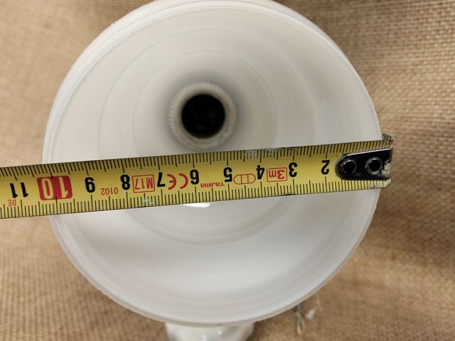 Aplique Pared Cerámica Cristal Opalina Vintage