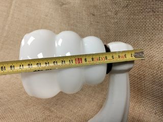 Aplique Pared Cerámica Cristal Opalina Vintage