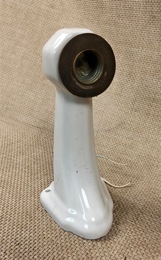 Aplique Pared Cerámica Cristal Opalina Vintage