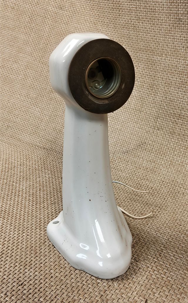 Aplique Pared Cerámica Cristal Opalina Vintage