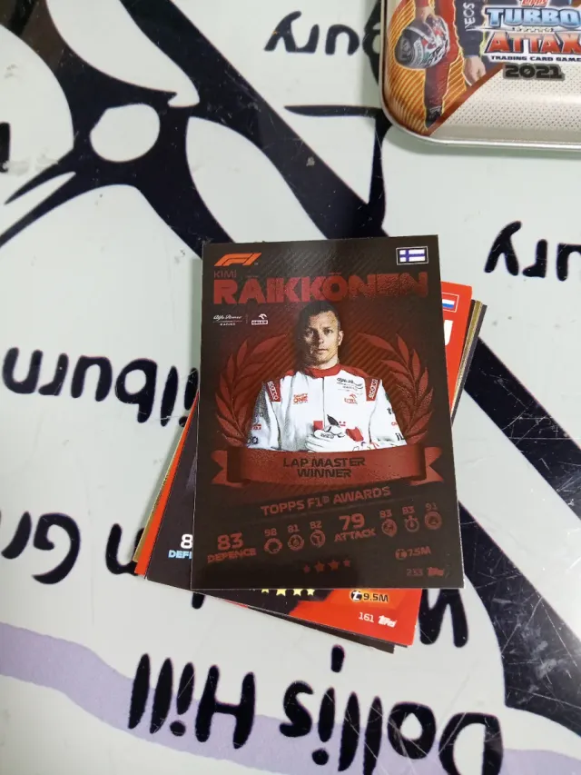 Cartas F1 Turbo Attax 2021 topps