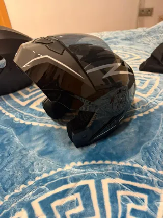 Casco Moto Talla S Nuevo con Funda