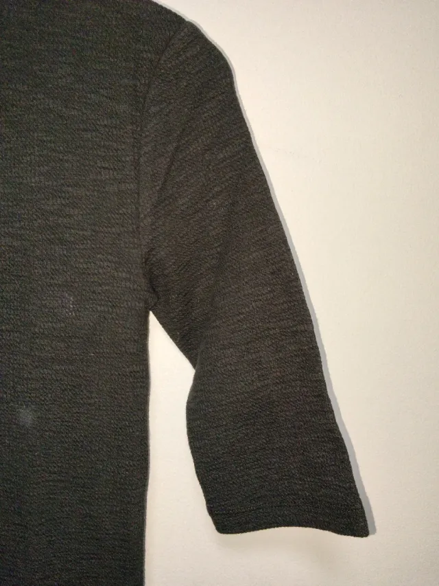 Vestido Zara manga al codo cuello alto de tubo