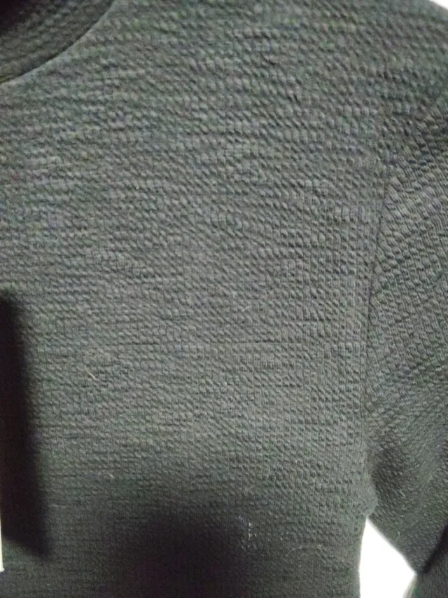 Vestido Zara manga al codo cuello alto de tubo