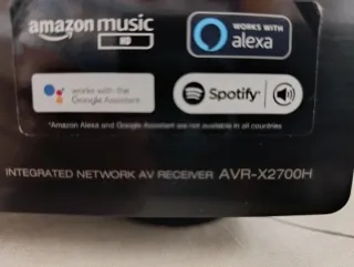 Amplificador Denon AVR-X2700H Negro