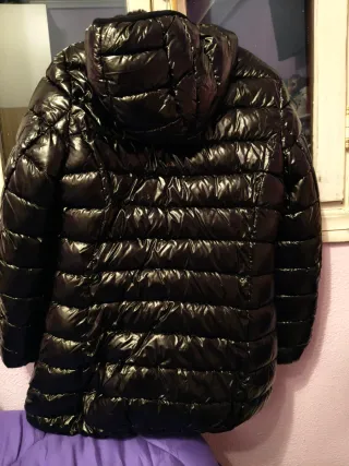 Chaqueta negra reversible