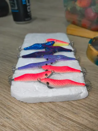 Señuelos de pesca artesanales