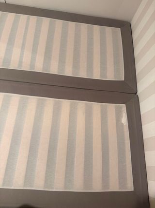 Somier doble de 80 x80: 160x2de largo. Ikea