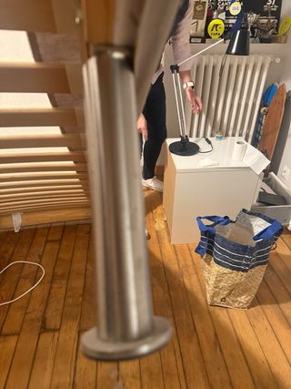 Somier doble de 80 x80: 160x2de largo. Ikea