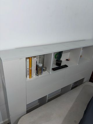 Cabecero Blanco 140x18,5x104,5 Cm