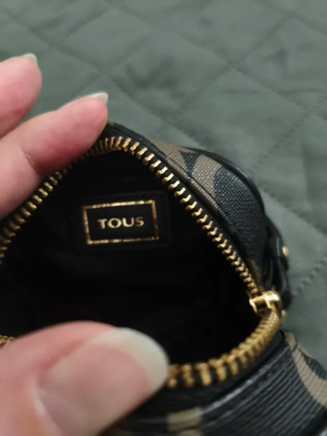 Monedero Tous Negro y Marrón