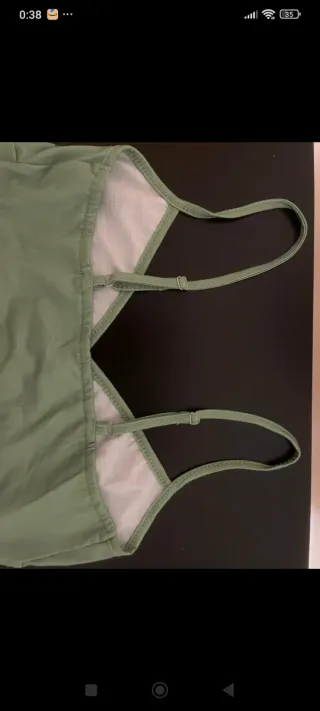 Top verde Y2K con estampado floral