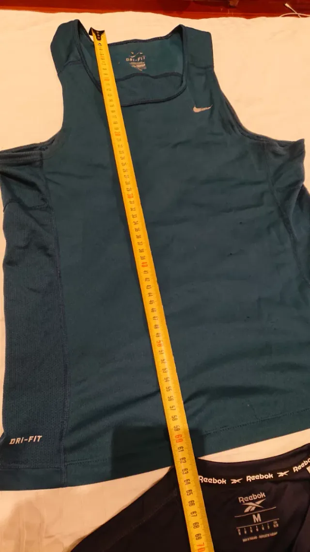 Pack 2 Camisetas Tirantes Nike y Reebok Talla M