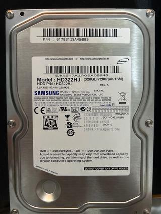 Disco Duro Samsung HD322HJ 320GB