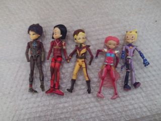 Lote 5 Muñecos Código Lyoko