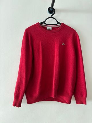 Jersey Lacoste Rojo Retro