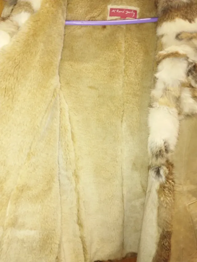 Chaqueta Le Rene Beige Talla M