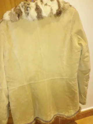 Chaqueta Le Rene Beige Talla M