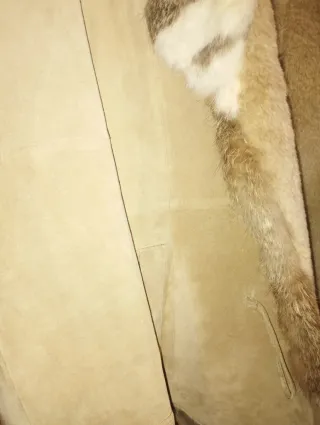 Chaqueta Le Rene Beige Talla M