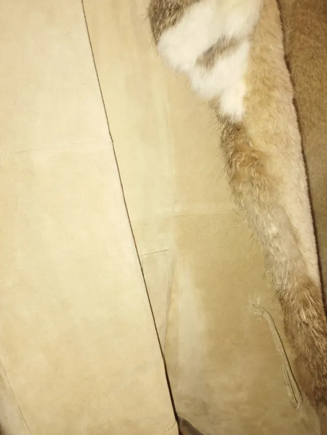 Chaqueta Le Rene Beige Talla M