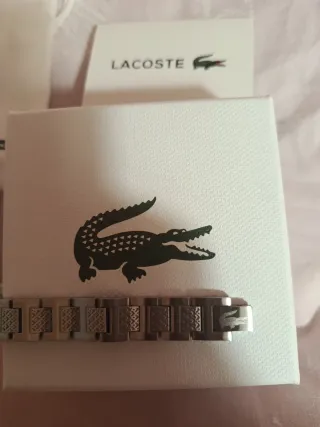 Pulsera Lacoste Plata