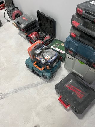 Carpinteria lote de herramienta y furgoneta