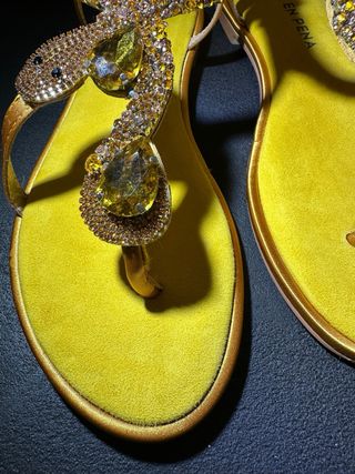 Sandali Alma en Pena 39 Oro e Giallo