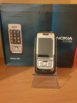 Nokia E65 Plata y Negro