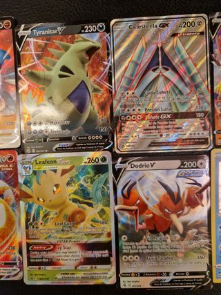 Cartas Pokémon V, Vmax y GX