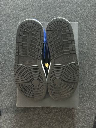 Nike Jordan 1 Mid Nero Blu 45.5