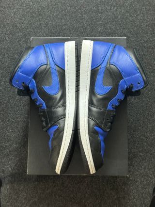 Nike Jordan 1 Mid Nero Blu 45.5