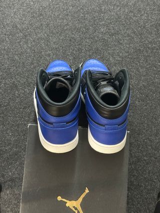 Nike Jordan 1 Mid Nero Blu 45.5