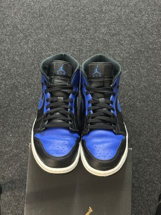 Nike Jordan 1 Mid Nero Blu 45.5