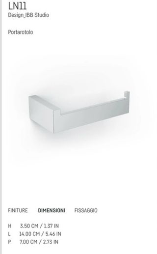 Portarotolo IBB 1974 Design Lapiana